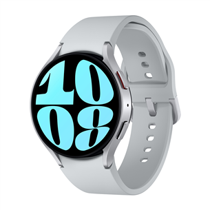 Samsung Watch6, 44 мм, LTE, серебристый - Смарт-часы SM-R945FZSAEUE