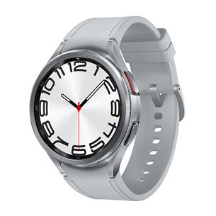 Samsung Watch6 Classic, 47 mm, BT, hõbedane - Nutikell SM-R960NZSAEUE