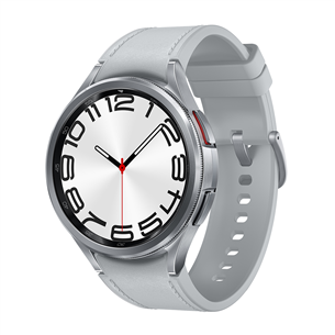 Samsung Watch6 Classic, 47 mm, LTE, hõbedane - Nutikell