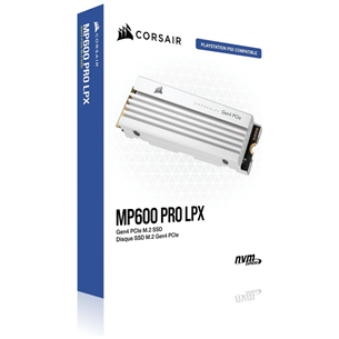 Corsair MP600 PRO LPX 1 TB for PS5, valge - SSD