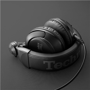 Technics EAH-DJ1200, must - DJ kõrvaklapid