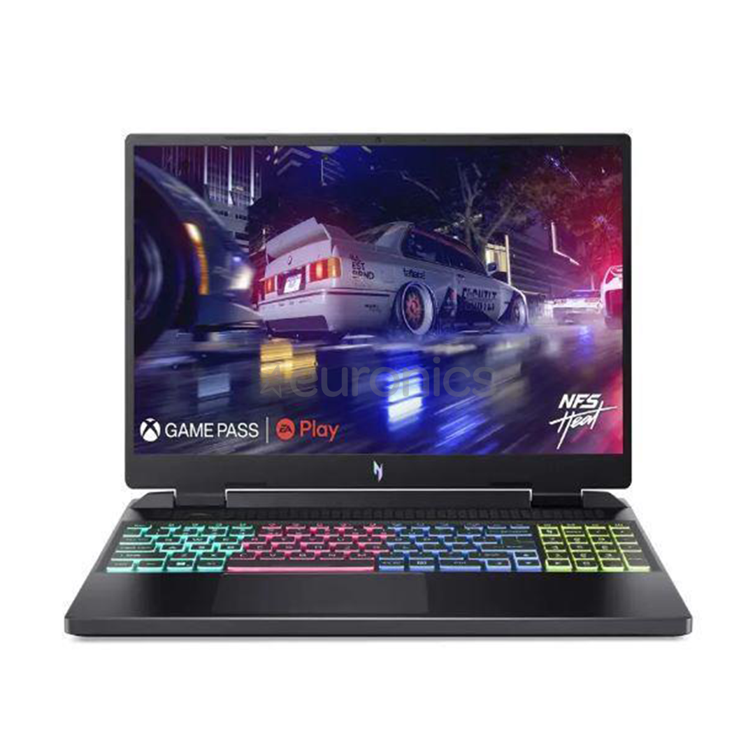 Acer Nitro 16, 16", WUXGA, Ryzen 5, 16 ГБ, 512 ГБ, RTX 4050, W11, черный - Ноутбук
