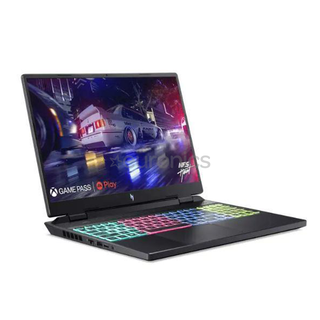 Acer Nitro 16, 16", WUXGA, Ryzen 5, 16 ГБ, 512 ГБ, RTX 4050, W11, черный - Ноутбук