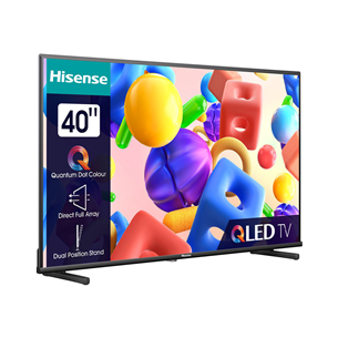 Hisense A5KQ, 40", Full HD, QLED, must - Teler