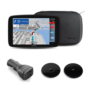 TomTom GO Expert Plus Premium Pack, 7", черный - GPS-навигатор