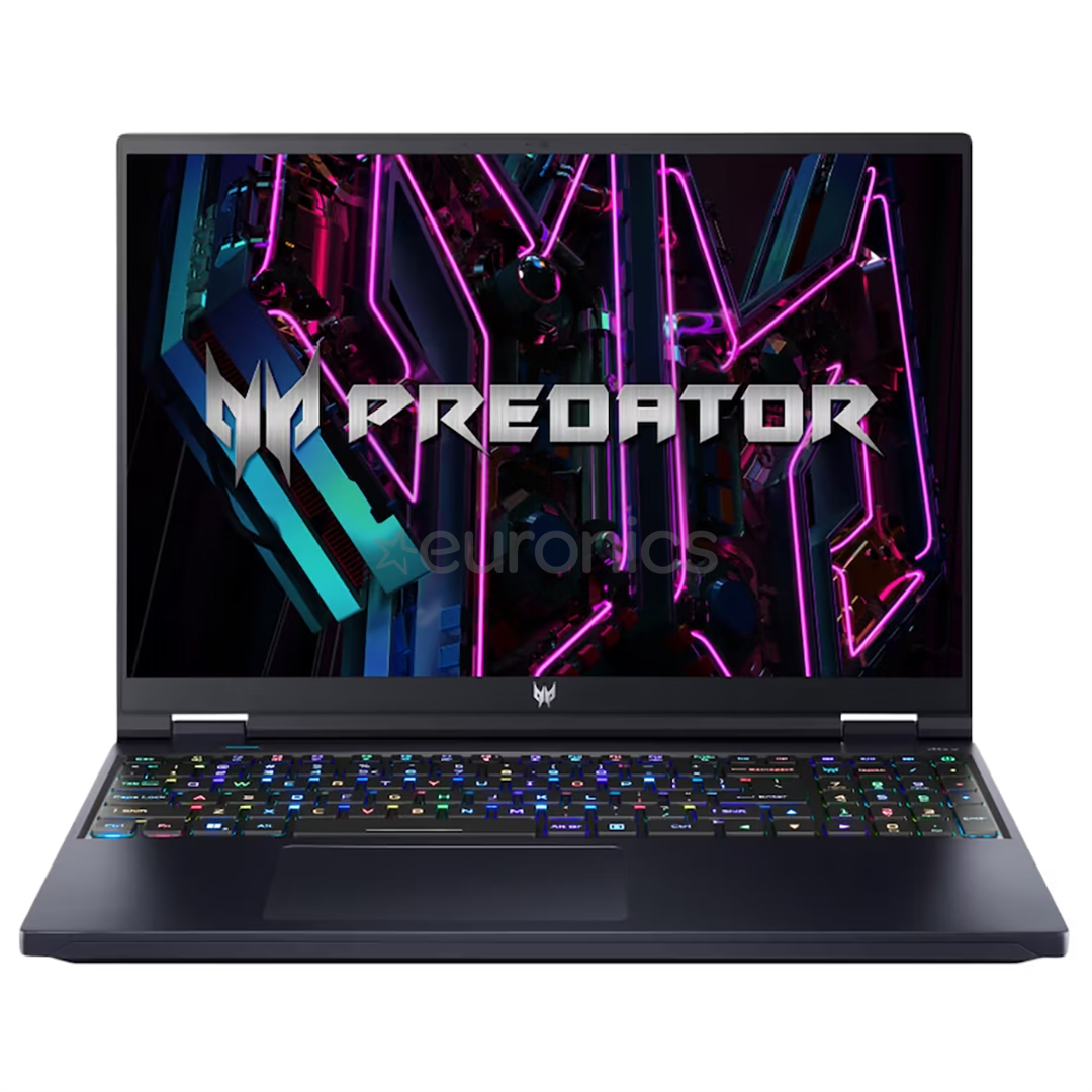 Acer Predator Helios 18, Mini LED, WQXGA, 250 Гц, i9, 32 ГБ, 2 ТБ, RTX 4080, ENG, черный - Ноутбук