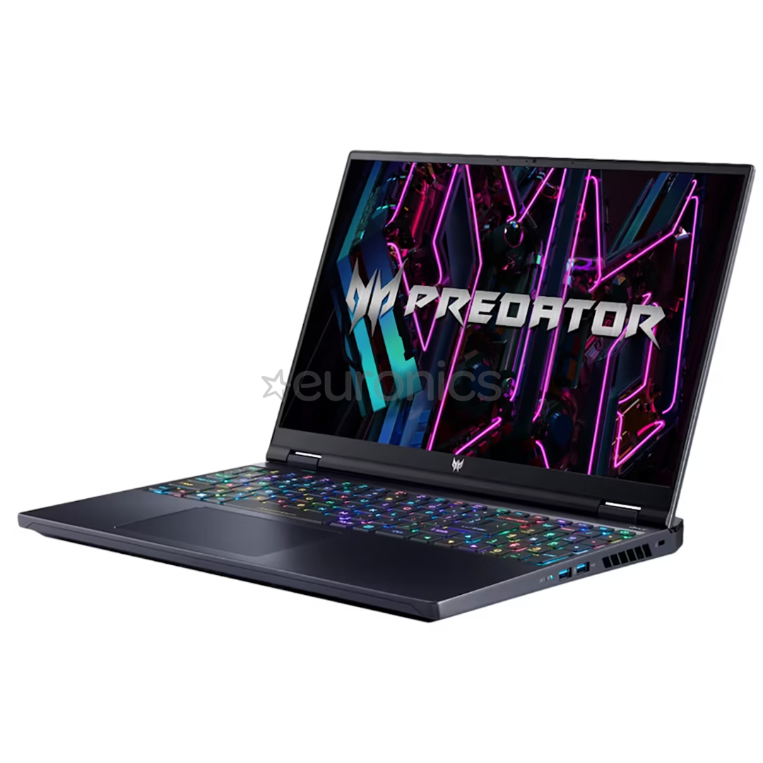 Acer Predator Helios 18, Mini LED, WQXGA, 250 Гц, i9, 32 ГБ, 2 ТБ, RTX 4080, ENG, черный - Ноутбук