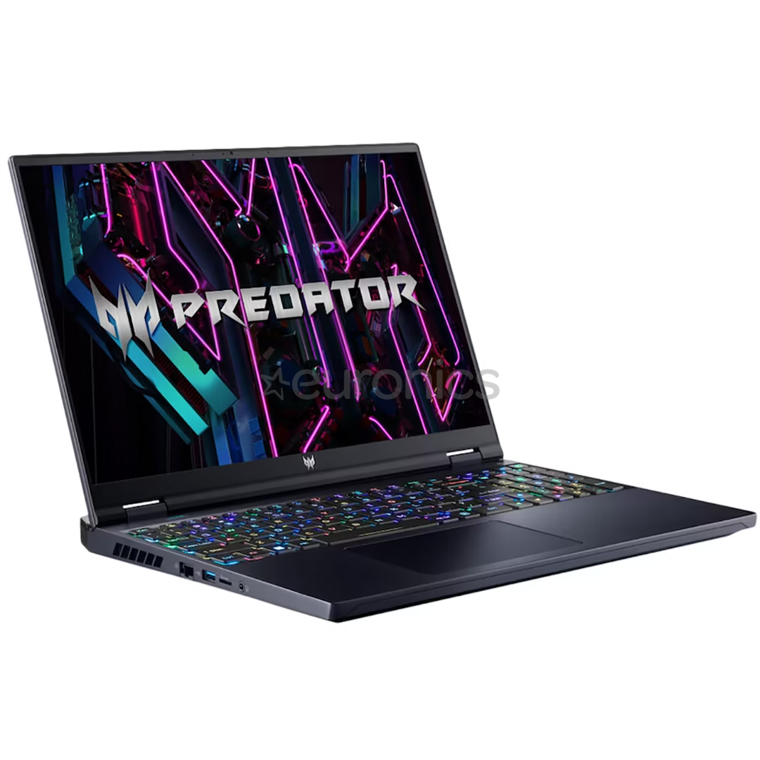 Acer Predator Helios 18, Mini LED, WQXGA, 250 Гц, i9, 32 ГБ, 2 ТБ, RTX 4080, ENG, черный - Ноутбук