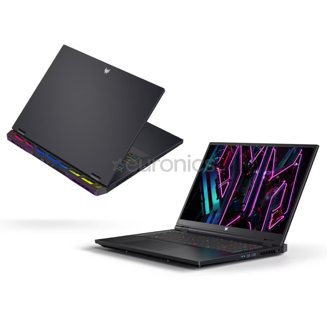 Acer Predator Helios 18, Mini LED, WQXGA, 250 Гц, i9, 32 ГБ, 2 ТБ, RTX 4080, ENG, черный - Ноутбук