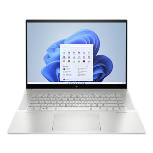 HP Envy Laptop 16-h1000ny, WQXGA, i7, 16 GB, 512 GB, RTX 4060, ENG, hõbe - Sülearvuti 8B282EA#B1R
