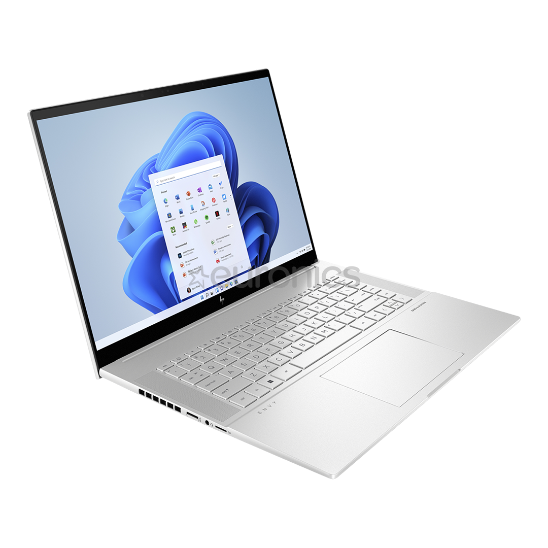 HP Envy Laptop 16-h1001no, WQXGA, i7, 16 ГБ, 512 ГБ, RTX 4060, SWE, серебристый - Ноутбук
