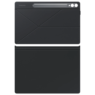 Samsung Galaxy Tab S9+ / S9+ FE Smart Book Cover, must - Ümbris