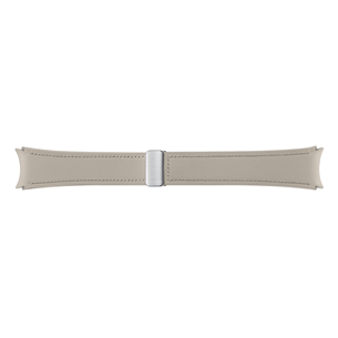 Samsung Galaxy Watch D-Buckle Hybrid Eco-Leather Band, M/L, beež - Kellarihm
