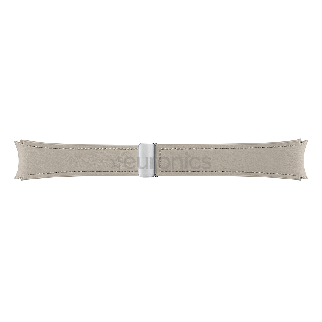 Samsung Galaxy Watch D-Buckle Hybrid Eco-Leather Band, M/L, beež - Kellarihm
