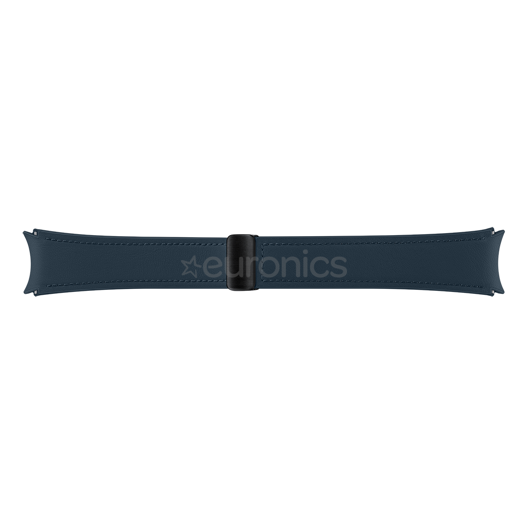 Samsung Galaxy Watch D-Buckle Hybrid Eco-Leather Band, M/L, tumesinine - Kellarihm