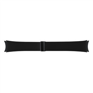 Samsung Galaxy Watch6 D-Buckle Hybrid Eco-Leather Band, M/L, must - Kellarihm