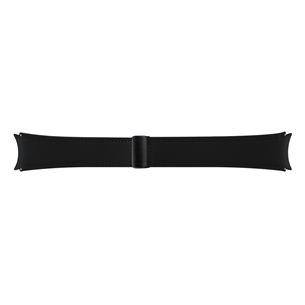 Samsung Galaxy Watch6 D-Buckle Hybrid Eco-Leather Band, M/L, must - Kellarihm