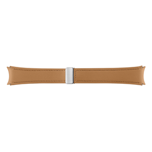 Samsung Galaxy Watch6 D-Buckle Hybrid Eco-Leather Band, M/L, коричневый - Ремешок для часов ET-SHR94LDEGEU