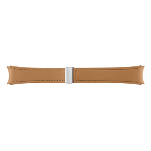 Samsung Galaxy Watch D-Buckle Hybrid Eco-Leather Band, M/L, camel - Band ET-SHR94LDEGEU