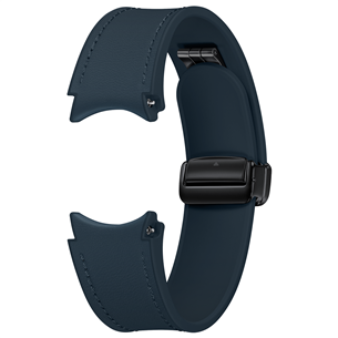 Samsung Galaxy Watch D-Buckle Hybrid Eco-Leather Band, M/L, tumesinine - Kellarihm
