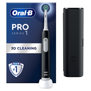 Braun Oral-B Pro Seeria 1, must - Elektriline hambahari PROSERIES1BLACK