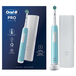 Braun Oral-B Pro Seeria 1, helesinine - Elektriline hambahari PROSERIES1BLUE