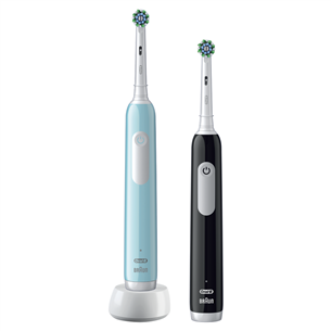 Braun Oral-B Pro Series 1, 2 pieces, light blue/black - Electric toothbrush set