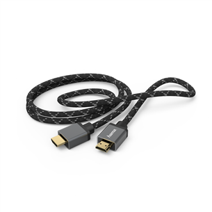Hama Ultra High Speed, 8K, gold plated, 3 m, black/gray - Cable