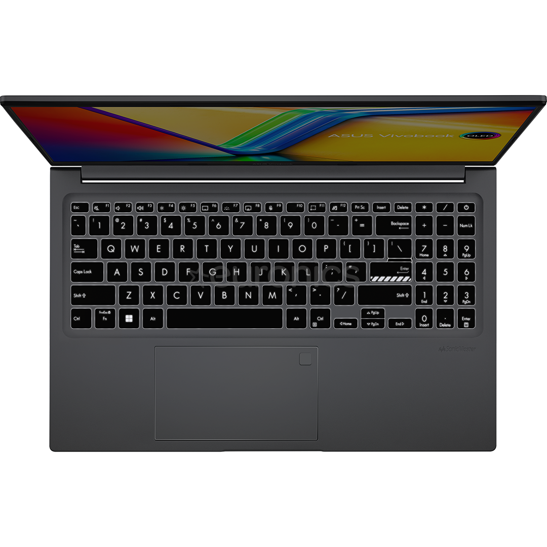ASUS Vivobook 15 OLED, 2.8K, Ryzen 5, 16 GB, 1 TB, ENG, must - Sülearvuti