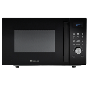 Hisense, 23 L, black - Microwave oven with grill