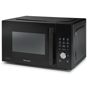 Hisense, 23 L, black - Microwave oven with grill