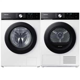 Samsung, 11 kg + 9 kg - Washing machine + Clothes Dryer WW11BBA046+DV90BBA24