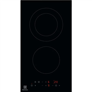 Electrolux 300 Domino, без рамы, ширина 29 см, черный - Интегрируемая керамическая варочная панель LHR3233CK
