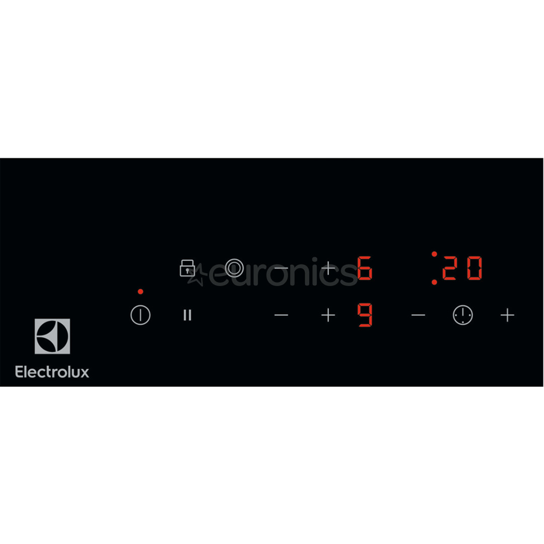 Electrolux 300 Domino, без рамы, ширина 29 см, черный - Интегрируемая керамическая варочная панель
