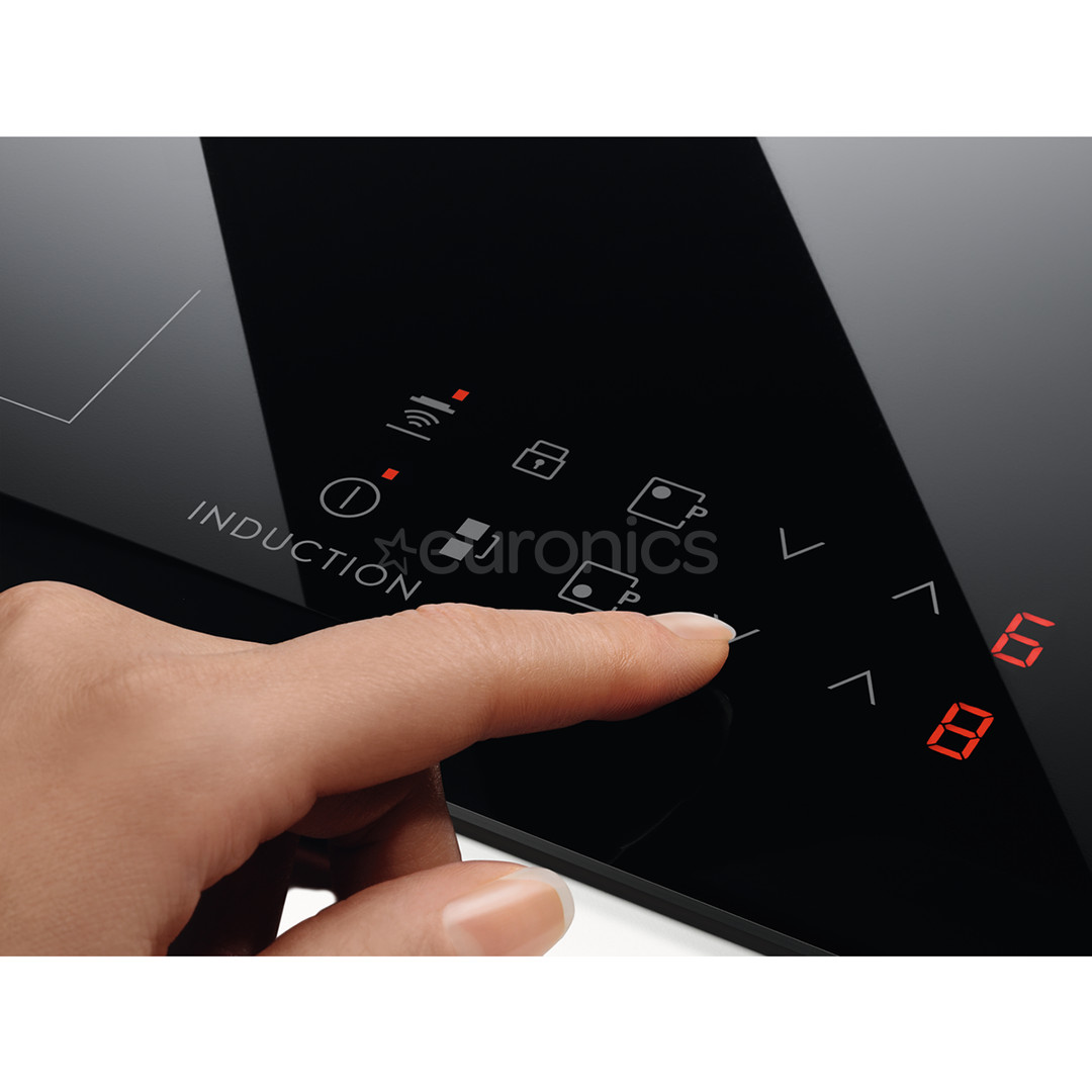 Electrolux 300 Domino, без рамы, ширина 29 см, черный - Интегрируемая керамическая варочная панель