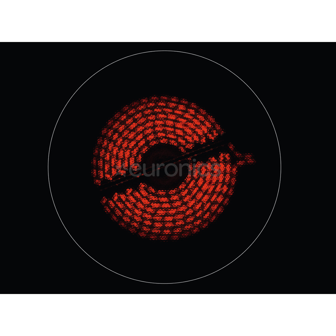 Electrolux 300 Domino, без рамы, ширина 29 см, черный - Интегрируемая керамическая варочная панель