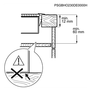 Electrolux 300 Domino, raamita, laius 29 cm, must - Integreeritav keraamiline pliidiplaat