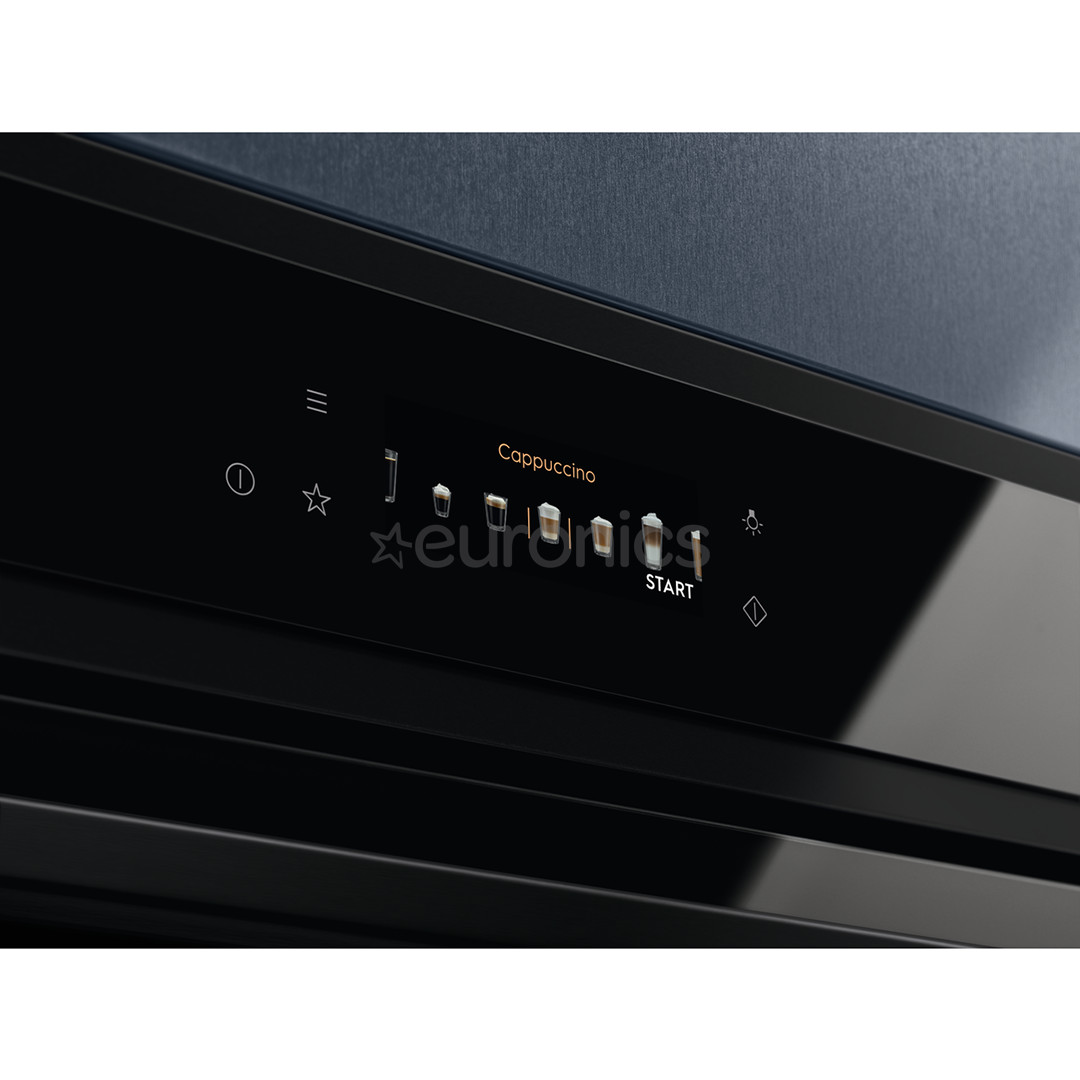 Electrolux Pure Black, black - Built-in espresso machine