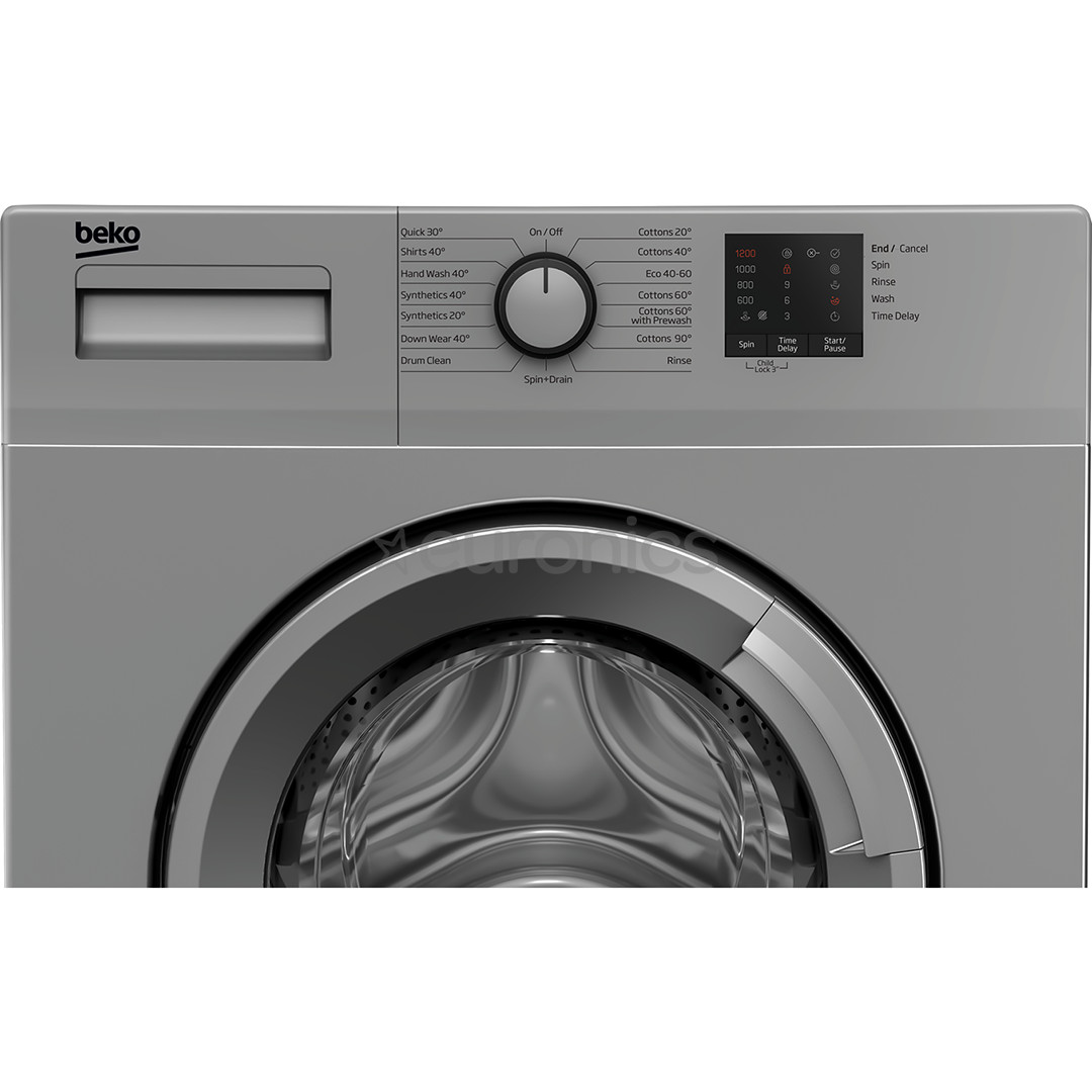 Beko, 6 kg, sügavus 44 cm, 1000 p/min - Eestlaetav pesumasin