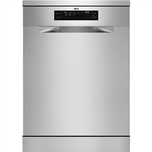 AEG 6000 Series, 13 place settings, stainless steel - Free standing dishwasher