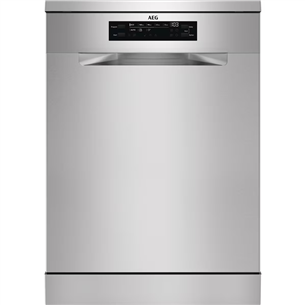 AEG 6000 Series, 13 place settings, stainless steel - Free standing dishwasher