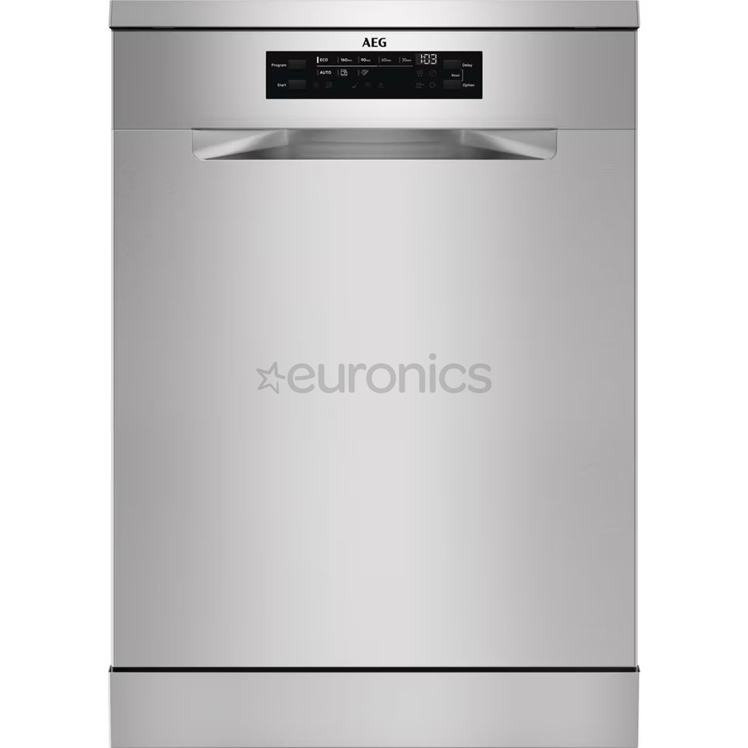 AEG 6000 Series, 13 place settings, stainless steel - Free standing dishwasher