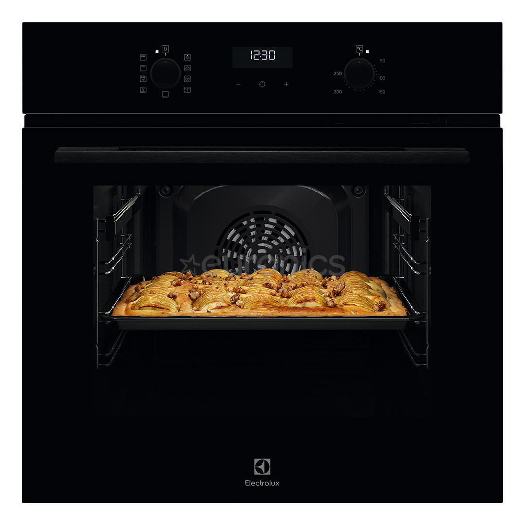 Electrolux 600 SteamBake, 65 L, black - Built-in oven
