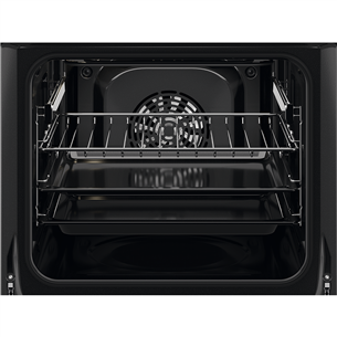 Electrolux 600 SteamBake, 65 L, must - Integreeritav ahi