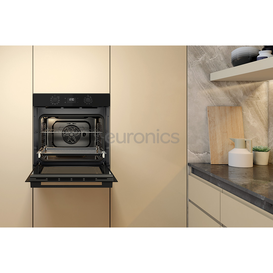 Whirlpool, katalüütiline puhastus, 71 L, must - Integreeritav ahi