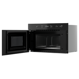 Whirlpool, 22 L, black - Built-in microwave oven