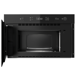 Whirlpool, 22 L, black - Built-in microwave oven