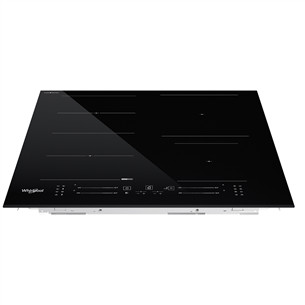 Whirlpool, width 59 cm, black - Built-in induction hob