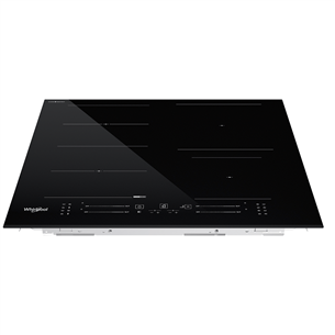 Whirlpool, width 59 cm, black - Built-in induction hob