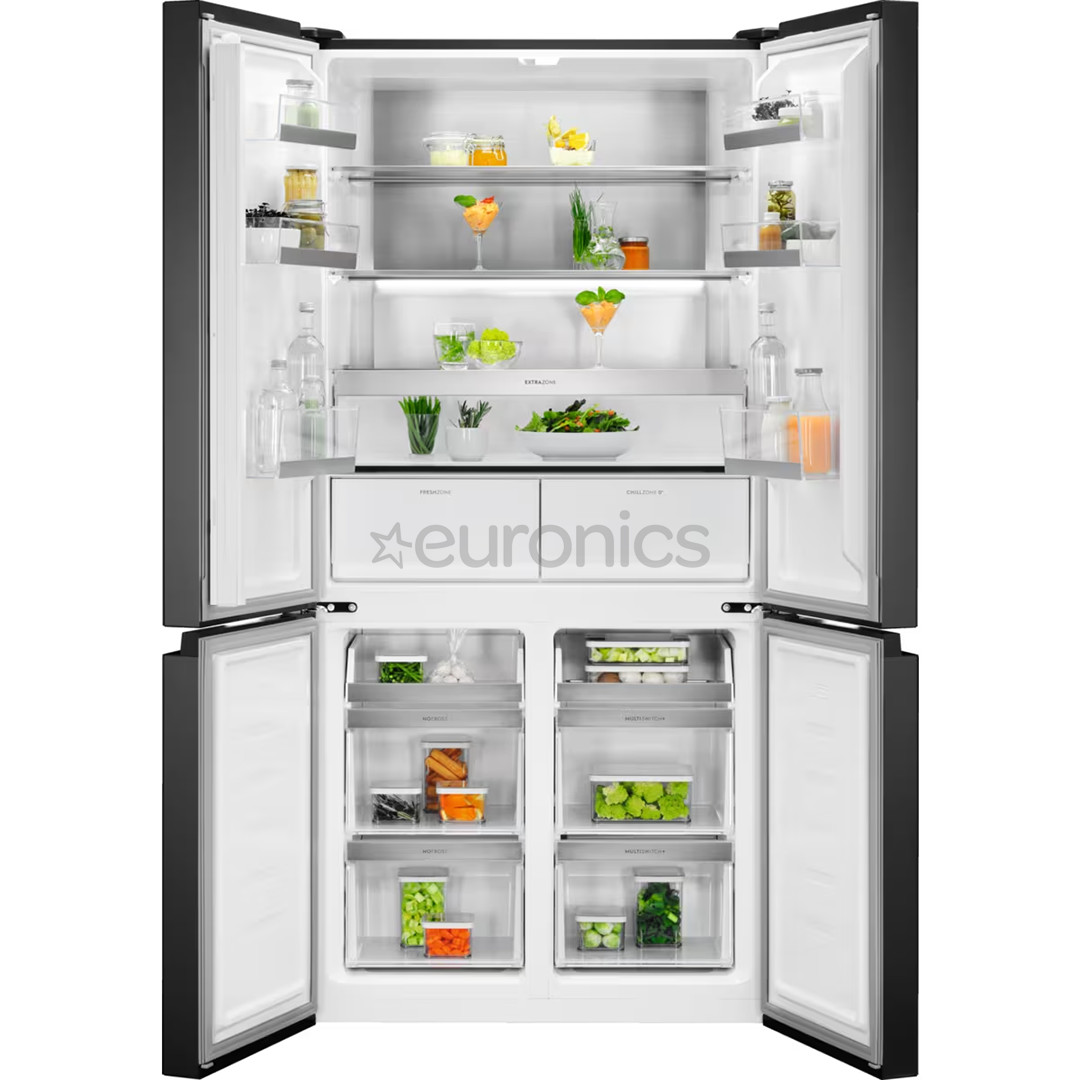 Electrolux 900 Frost Free, 522 L, 190 cm, black - SBS-Refrigerator